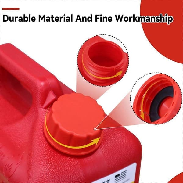5 Gallon Bensindunklock, Ersättningslock för Bensindunkar (4-pack)