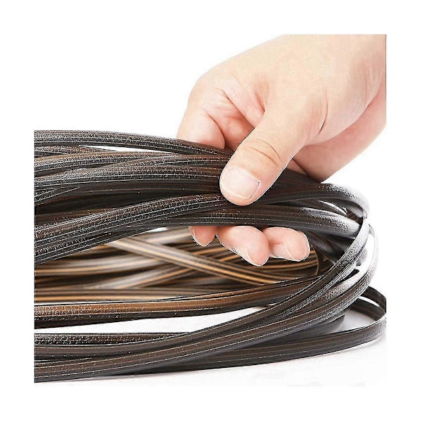 Reparationssæt til flet, plastik rattan kompatibel med reparation af flade fletmøbler, udskiftning