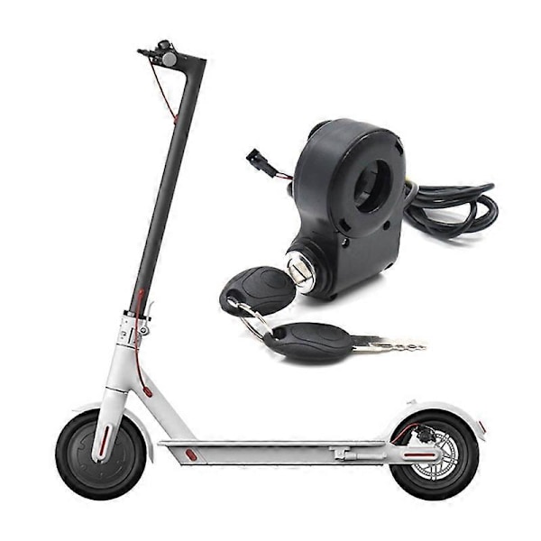 E-Bike Tændingslås Nøglekontakt Strøm til KUGOO M4 M5/Xiao Mi M365
