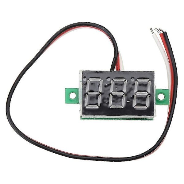 Ny Mini Tre Linjers LED Lite Panel Meter Display Digital Voltmeter DC0-100V