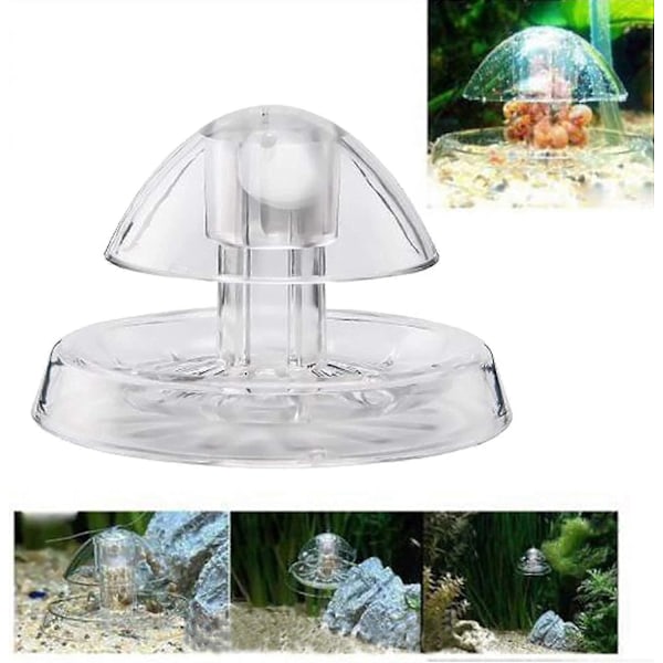 3 st Plast Snigelfälla Igel Fångstbox För Akvarium Fisk Tank 3.15\"/8cm T-x