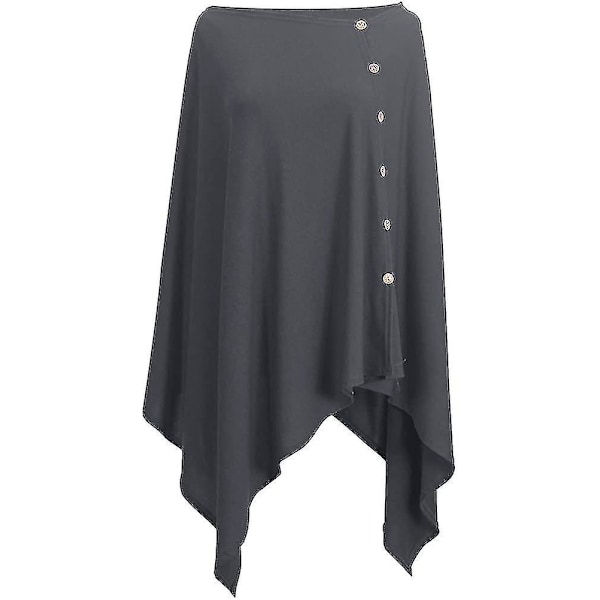 Kashmir-liknande stickade sjalar och wraps för damer. Långa cape-ponchos för kvinnor
