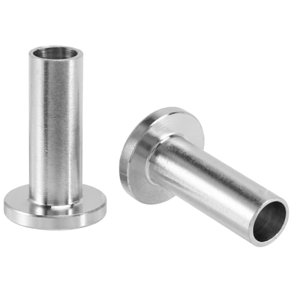 Skyddshylsor i rostfritt stål för 1/8 tums vajerräcke, trästolpar, DIY-balustrad T316 marinkvalitet 55-pack