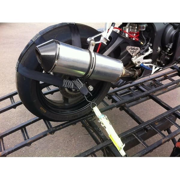 Universal ATV Motorcykel Transport Spænderem Polyester Motorcykel Baghjul Fiksering Fastgørelses Webbing Bælte Rem