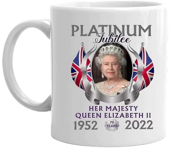 Queen Elizabeth II mugg Keramisk mugg