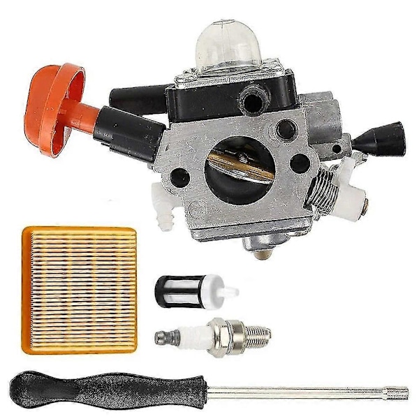 Forgassersett for Stihl FS89 FS91 FS111 FS131 HT102 HT103 4180-120-0615 Kantklipper Forgasser Carb Erstatter Deler