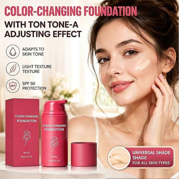 SPF50 Fargeendrende Foundation 30ml