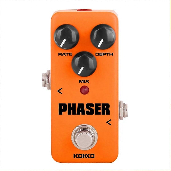 KOKKO Elektrisk Gitarr Effektpedal Analog Phaser Effektpedal True Bypass Phase Mini Single Gitarr P