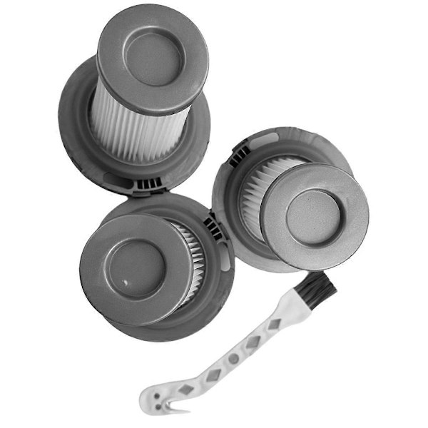 3 stk. HEPA-filtre med rengøringsbørste til Rowenta X-Force Flex 8.60