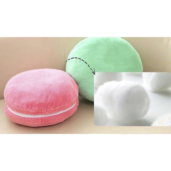 Macaron Pute Plysj Ryggstøttepute Mikrokule Kasteputetrekk Rund Setepute Hjemmeinnredning Puter 14.5\" Gradient Lilla
