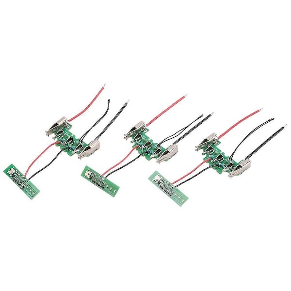 6 st BAT610 18V Litiumjonbatteri PCB Laddningsskydd Kretskort för 18V Li-Ion Batteri