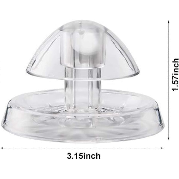 3 st Plast Snigelfälla Igel Fångstbox För Akvarium Fisk Tank 3.15\"/8cm T-x