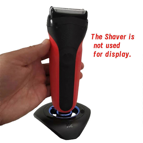 Ladestativ for barbermaskin for Braun Series 1/3/5/7 Elektrisk barbermaskin Erstatning Ladestativ Lad opp a