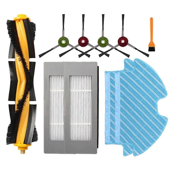 Til Ecovacs Debot OZMO 900 905 DN55 Robotstøvsuger Reservedele Hoved Sidebørste HEPA Filter M