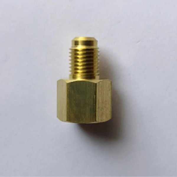 Hållbar Adapter 1/4 SAE AG X G 1/4 IG För Kvävetrycksreducerare På Luftkonditioneringslang Mässing Korrosionsbeständighet