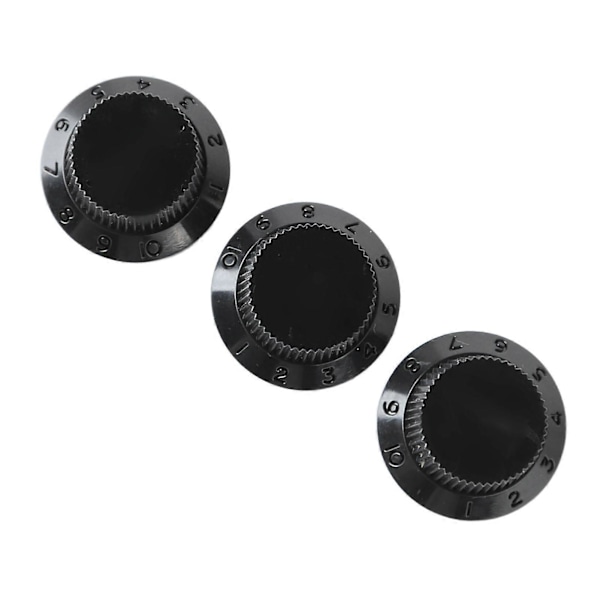 Gitarrkontrollknappset 1 Volym 2 Ton Plast Ersättningskit - 3 st