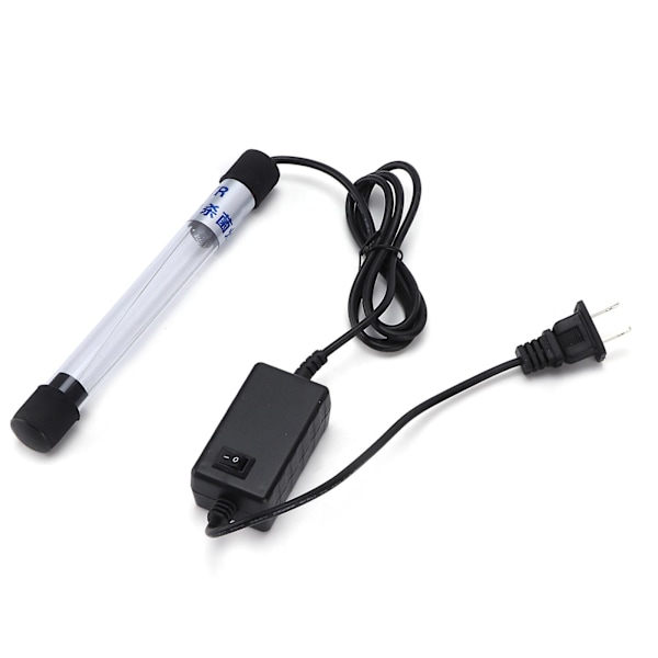 Akvarium Dränkbar Rengöringslampa UV Sterilisator Grön Alger Rengöringslampa för Fiskakvarier Damm US Kontakt 110?120V 7W