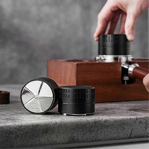 Kaffepulverfordeler i rustfritt stål Kaffeknapper Italiensk kaffeknapper 53 mm