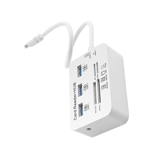 USB HUB 3.0 USB Splitter 3 Portar Extensor Multi USB Förlängning Flera 3 0 Hub SD Kortläsare USB3.0