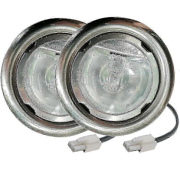 2 Pakke 20W G4 Halogenpære 12V AC Klart Glass Underskap Lys Skivepære Skap Utstillingsskap Klesskap Hylle Vinskap Lys