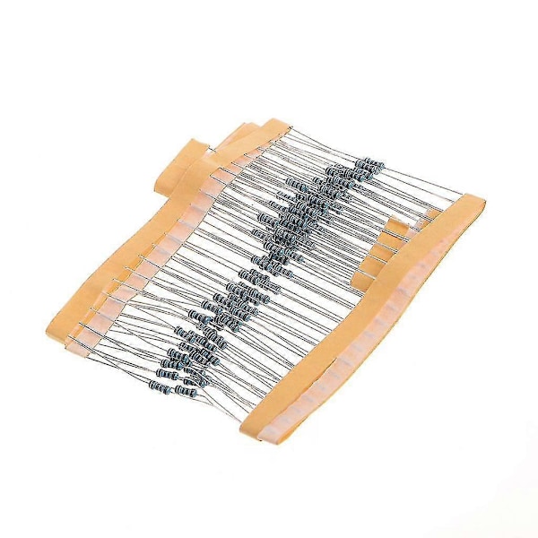 100 kpl 1k Ohm 1/4w Metallikalvovastus 1kohm 0.25w 1% Arduinolle