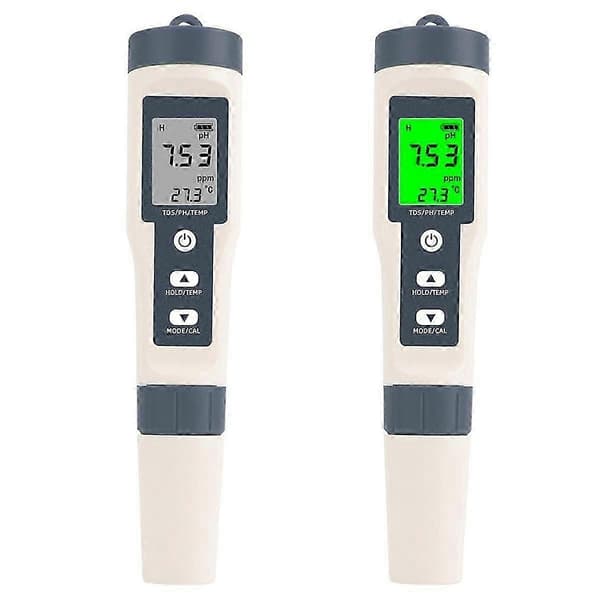 3 i 1 Vattenkvalitetstestpenna TDS/PH/TEMP PH-mätare Multiparameter Bältesvattenkvalitetsanalysator