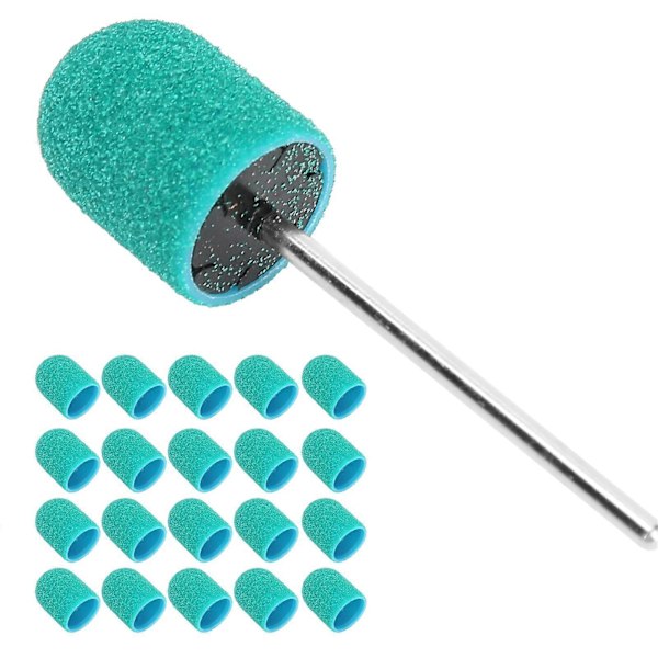 Slipbandset för nagelfil, 13 x 19 mm sliphylsor nagelfilsbitar för polering och slipning