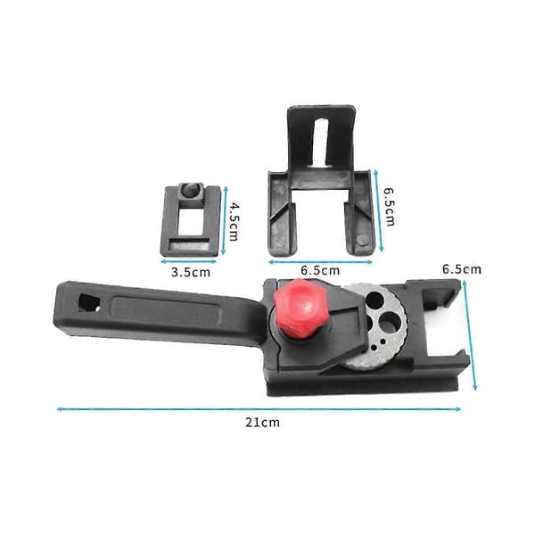 Dowel Bor Guide, Justerbar Selv-Sentrerende Dowel Jig Kit for 3-12mm Tre Dowel Rett Hull Bor