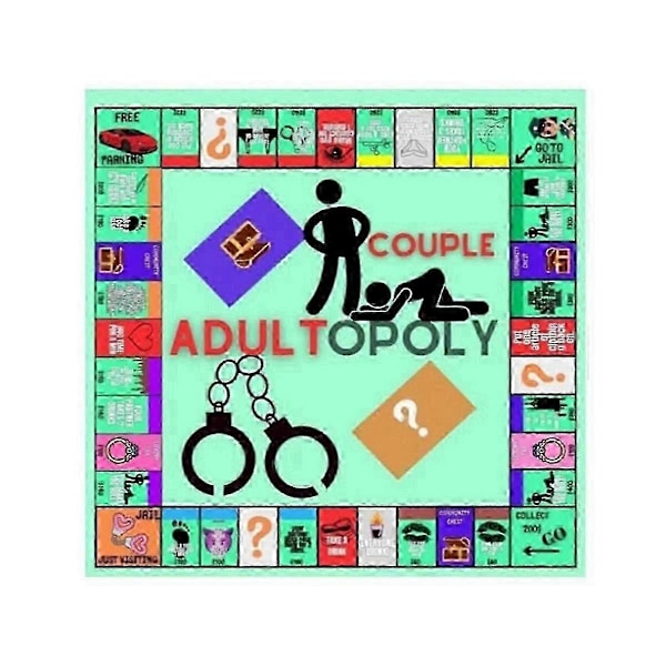 Par Spil Adultopoly Brætspil Par Opoly Brætspil Underholdning Brætspil Kort Spil Cou