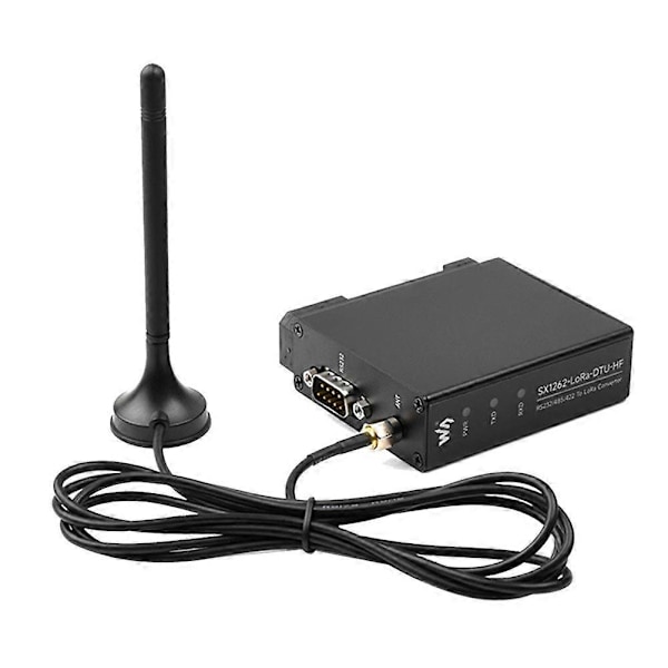 Waveshare SX1262-LoRa-DTU-HF 850-930MHz DIN-skena LoRa Dataöverföringsterminal DTU RS232/RS485/R