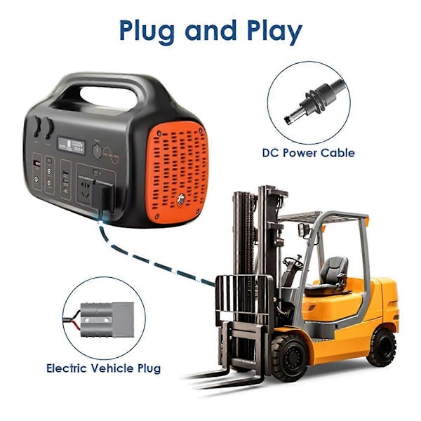 For Starlink Mini Connetor Stik til Anderson Stik 50A DC Strømkabel A