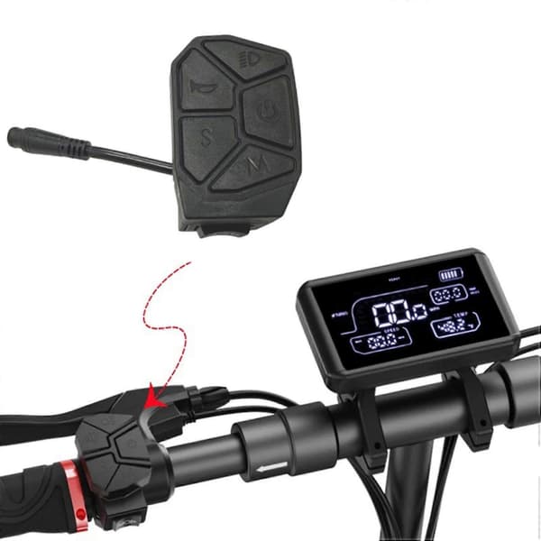 7-i-1 Scooter Switch Kontrollknappar för IScooter IX3 IX4 IX7 Pro Elscooter Switch Reservdelar