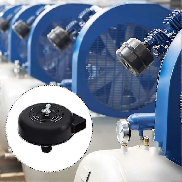 2 st Kompressorfilter, 16mm 3/8pt Hankontakt Tyst Kompressor För Luftkompressor (svart)