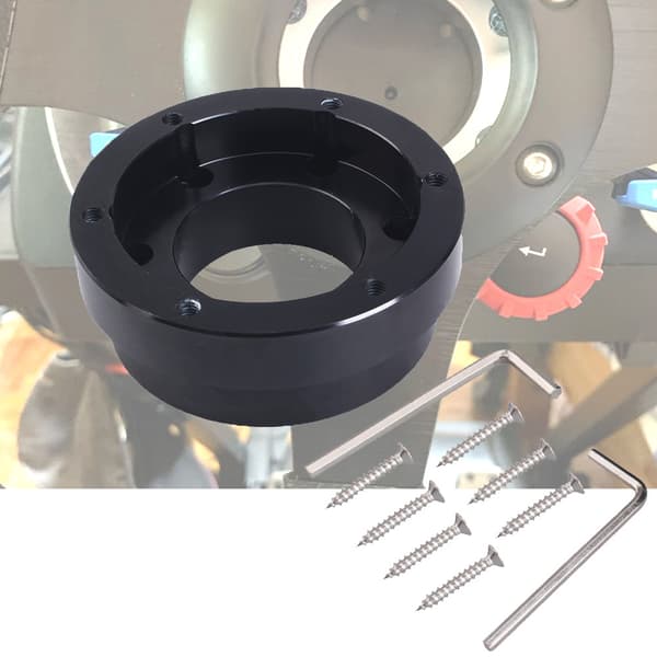 70mm Adapterplade til Logitech G29 G920 G923 13/14 tommer Racing Rat - mxbc Sort