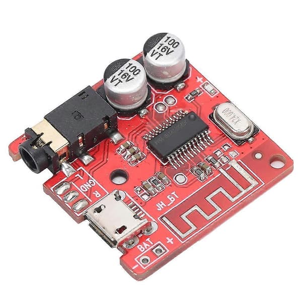 5 stk. DIY Bluetooth 5.0 Mottakerkort, Høyttalerforsterkermodul