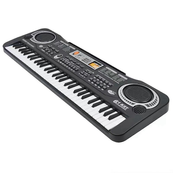61 Tangenter Børne Elektronisk Keyboard Klaver med Mikrofon