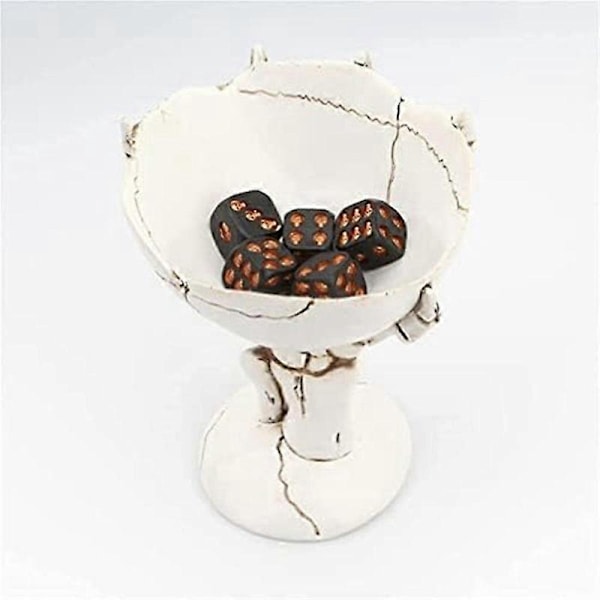Halloween Slikskåle Skelet Hænder Slikfad Resin Kranieskål Rustik Halloween Serveringsfad Skel