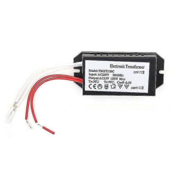 220v til 12v Elektronisk Transformator Spenningsomformer Smart Strømforsyning Driver