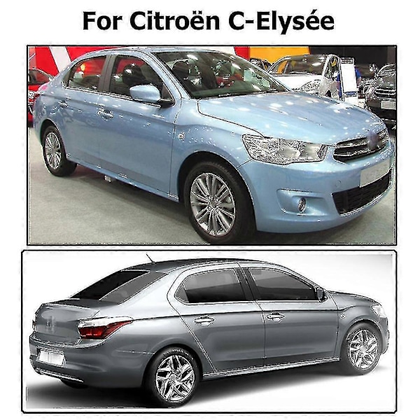 Utsökt Set Stänkskydd för Bil 2013-2017 Citroen C-elysee Citroen Elysee Mudflaps Stänkskydd Mud Flap Mudguards Fender 2014 2015 2016