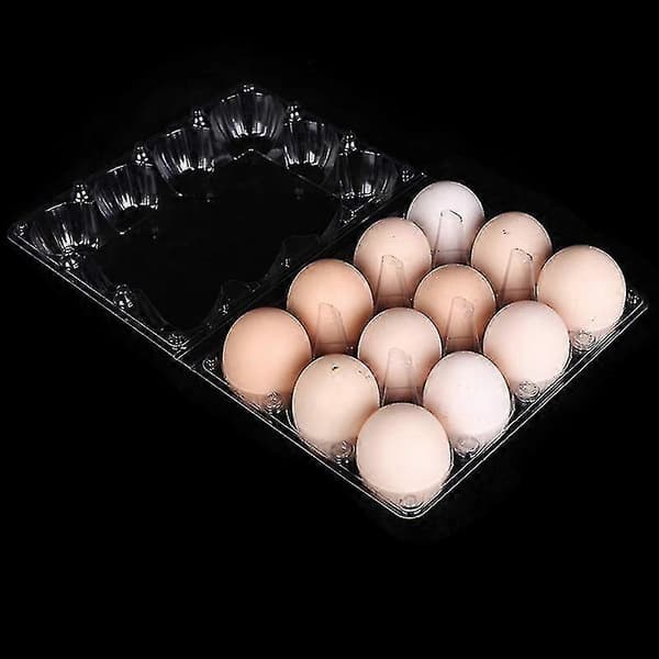 10 stk. Egg Oppbevaringsbeholder