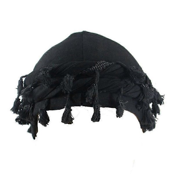 Turban for Menn Silke Satinforet Lue Twist Hodeinnpakninger Elastisk Ferdigknytt Beniee B