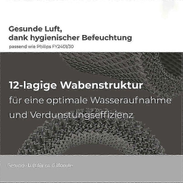 5-pak Filter til Philips Luftfugter HU4801/01, HU4803/01, HU4811/10, HU4813/10, HU4814/10 - Udskiftningsfilter til FY2401/30