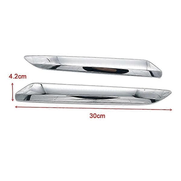 1 par bak støtfanger stripe deksel trim krom dekorasjon for Citroen C5 2009 2010 2011 2012