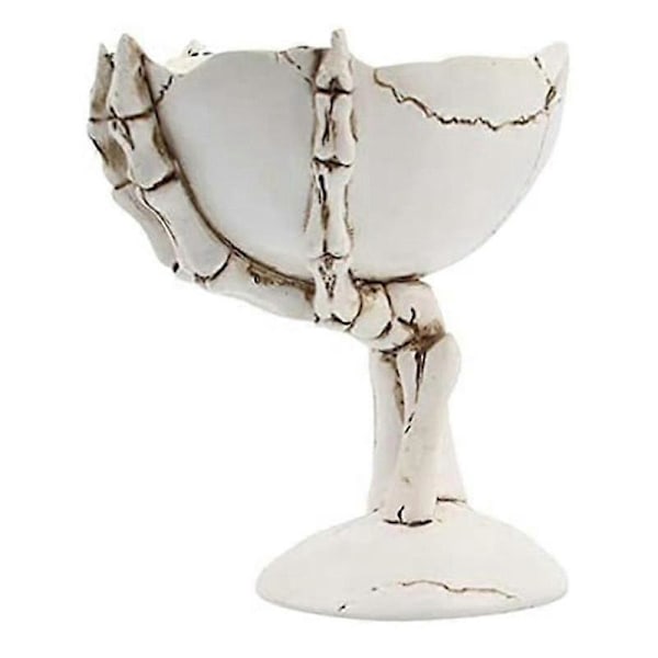 Halloween Slikskåle Skelet Hænder Slikfad Resin Kranieskål Rustik Halloween Serveringsfad Skel