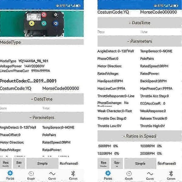 Bluetooth-adapter for programmering av FarDriver-kontroller BT-modul for ND72240 72260 72360 72680 Mobi