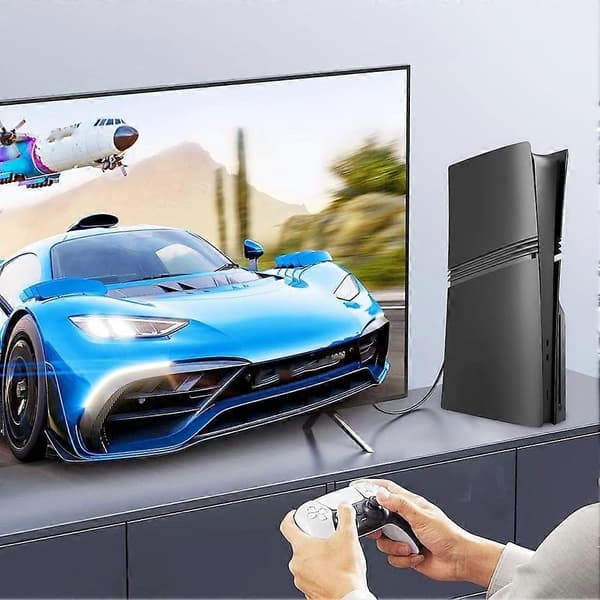 Täckplåtar för PS5 Pro Digital Edition Matta Frontplåtar Tillbehör för PS5 Pro Konsol Black