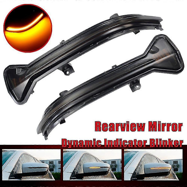 2 st LED Dynamisk Blinkers Bakre Spegel Indikator Gul för G38 G12 G20 G30 G31 G32 G14 G15 G16 G11 G12