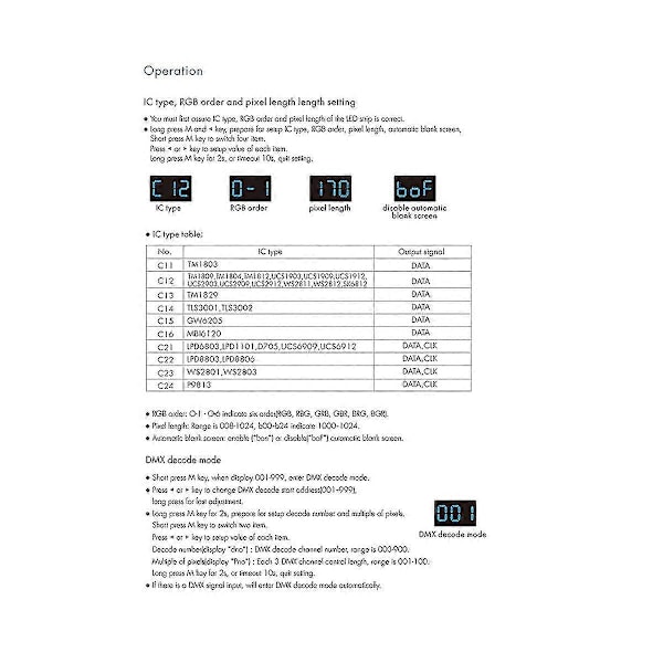 LED Dmx512 Till Spi Dekoder Dmx Konverter 1024 Punkter Ttl Pixel Kontroller Stöd 6803/8806/2811/2812