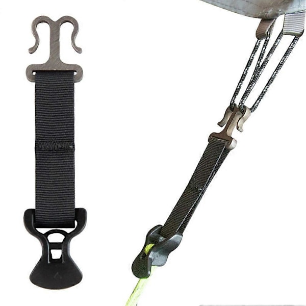 Spennekroker Tauholder Nylon+Rustfritt Stål+ABS Campingtelt Spenne Taustrammer For Utendørs Vandring Teltadapter