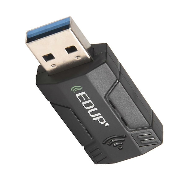 EDUP 1300M USB3.0 Trådløst Nettverkskort WiFi Adapter 2.4G & 5G Dual Band Stabil Signal Adapter for P